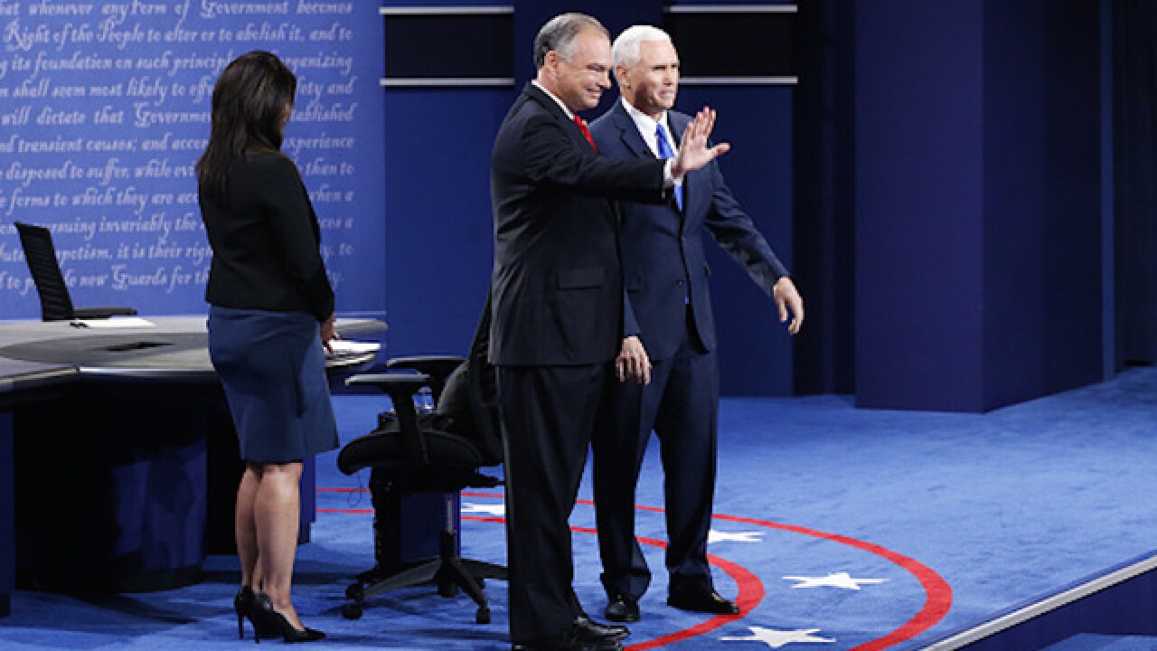 Who won Tuesday's vice presidential debate?