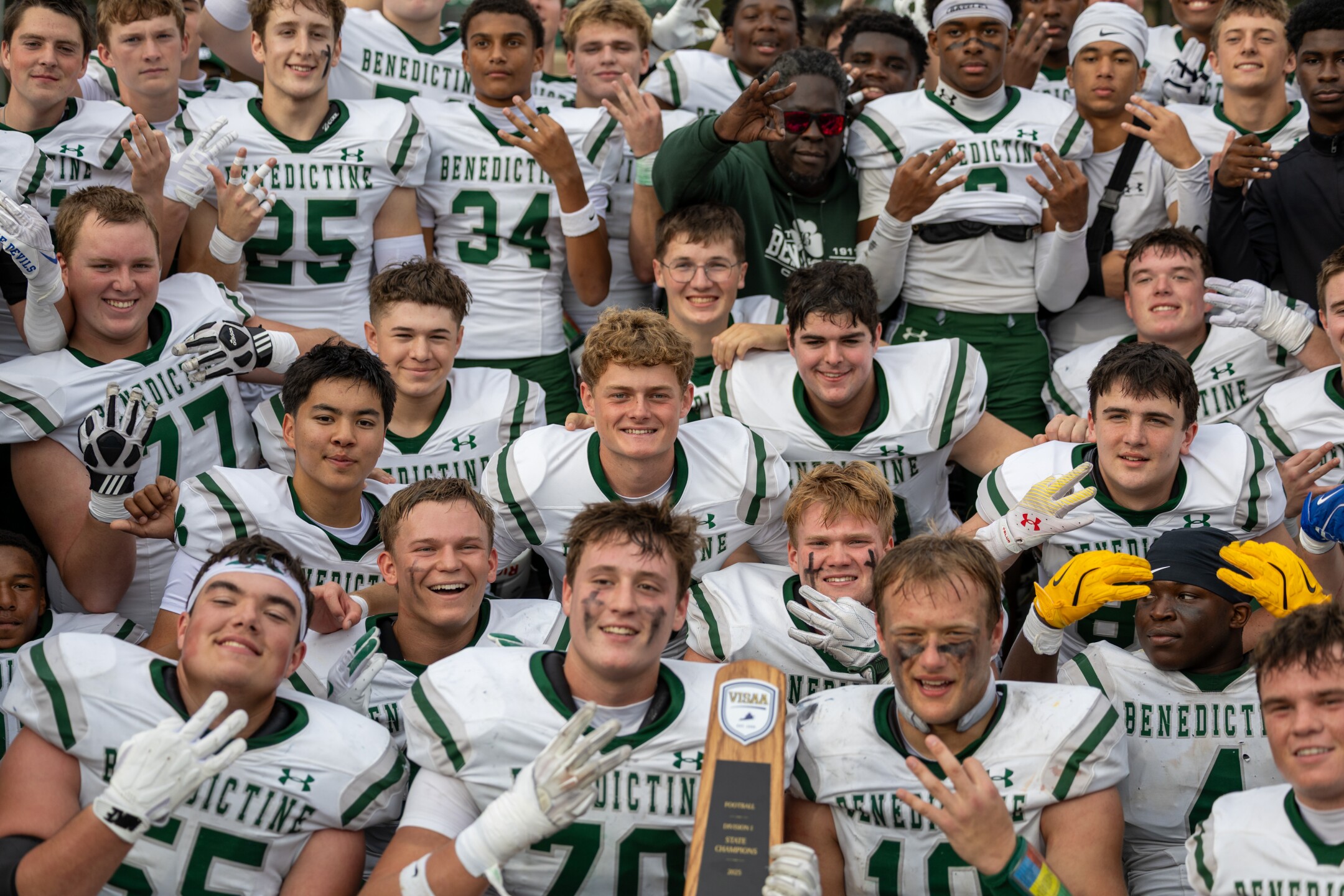 Benedictine wins 3rd straight VISAA title with 20-0 shutout of Trinity