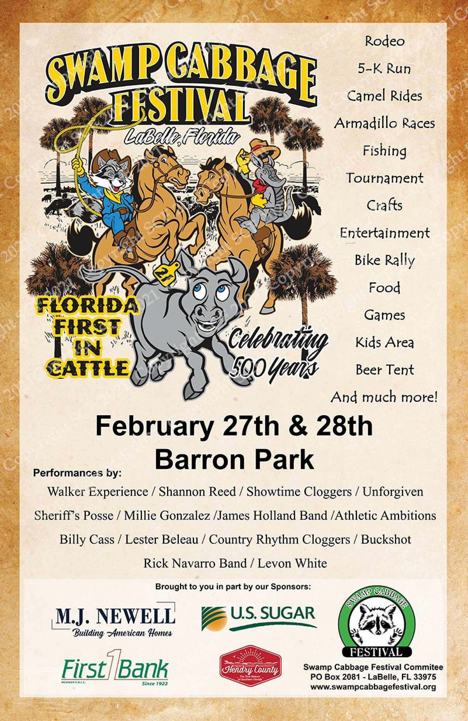 Annual Swamp Cabbage Festival to kick off without parade in LaBelle