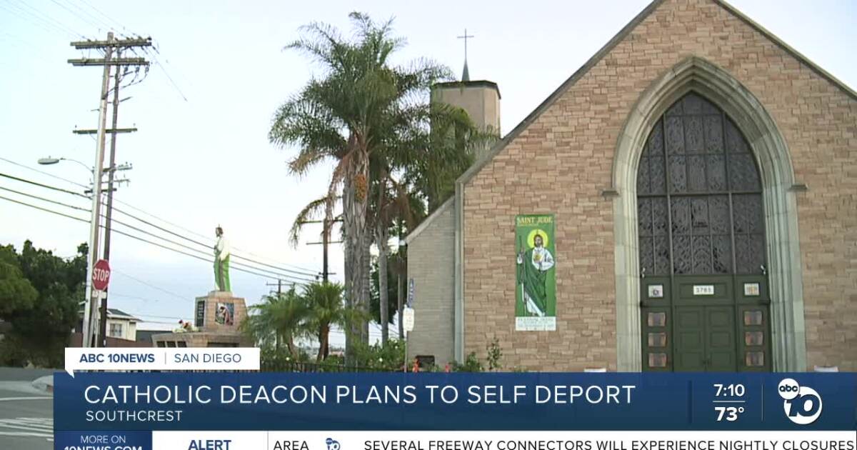Longtime San Diego Catholic deacon announces self-deportation during mass Longtime San Diego Catholic deacon announces self-deportation during mass