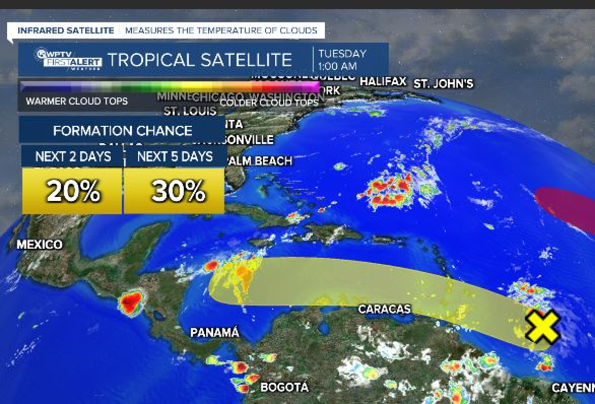 National Hurricane Center monitors 2 tropical waves in Atlantic Ocean