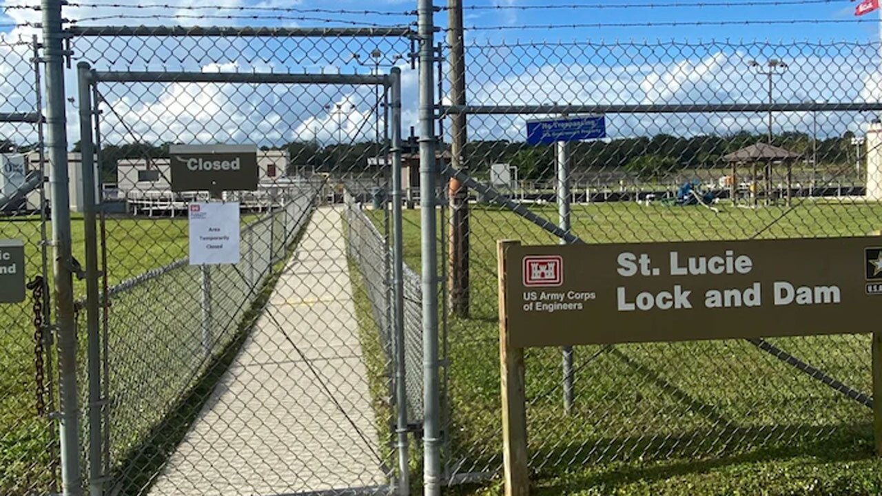 St. Lucie Lock and Dam Closed, December 2021