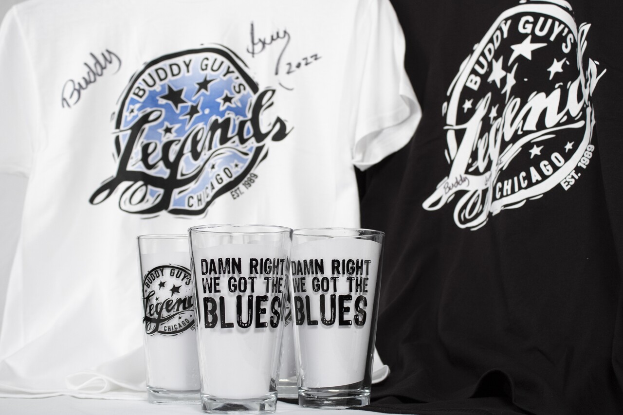 buddy guy concert tickets and signed shirts.jpg
