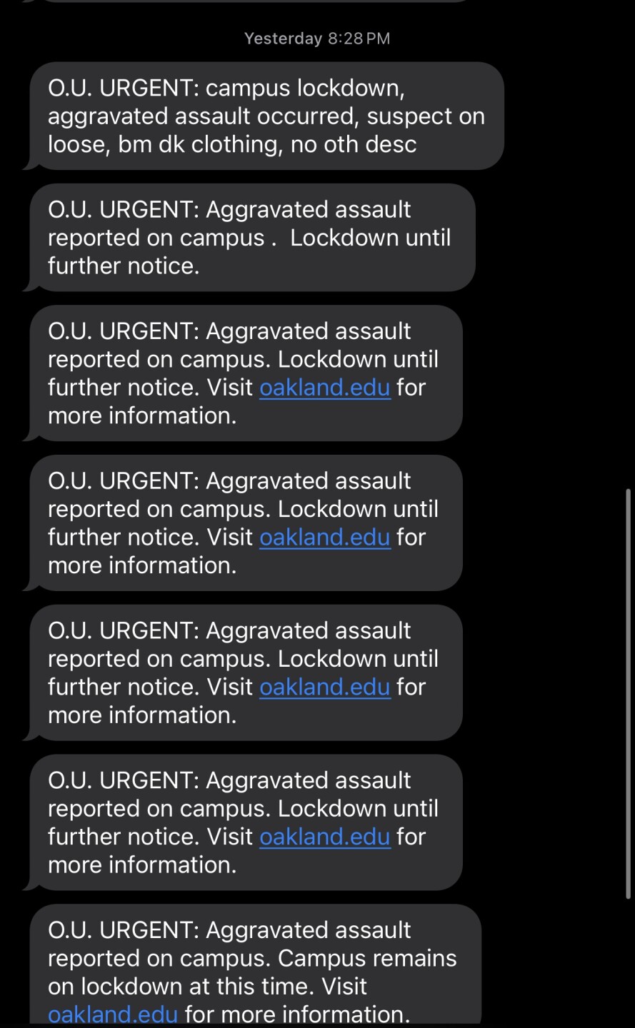 Photo of OU alerts
