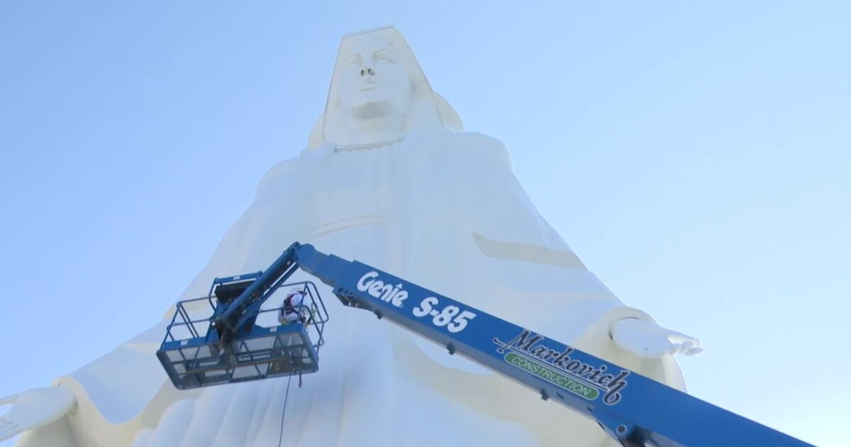 Our Lady Of The Rockies gets first new coat of paint in a decade - Vimarsana News