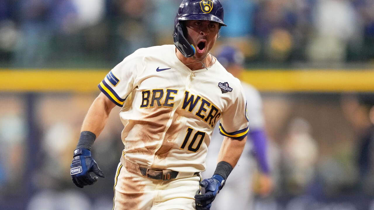 APTOPIX World Series Rays Brewers Baseball