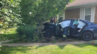 Crash on Portage family's property