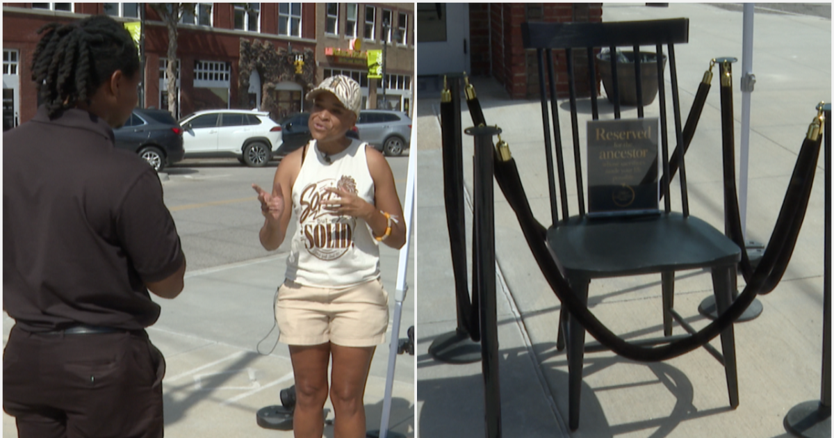 Ancestor Chair installation invites visitors to reflect on family and sacrifice