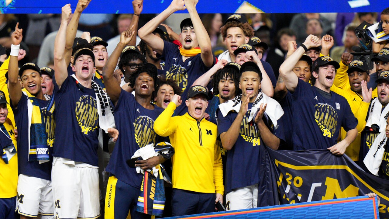 NCAA UConn Michigan Basketball