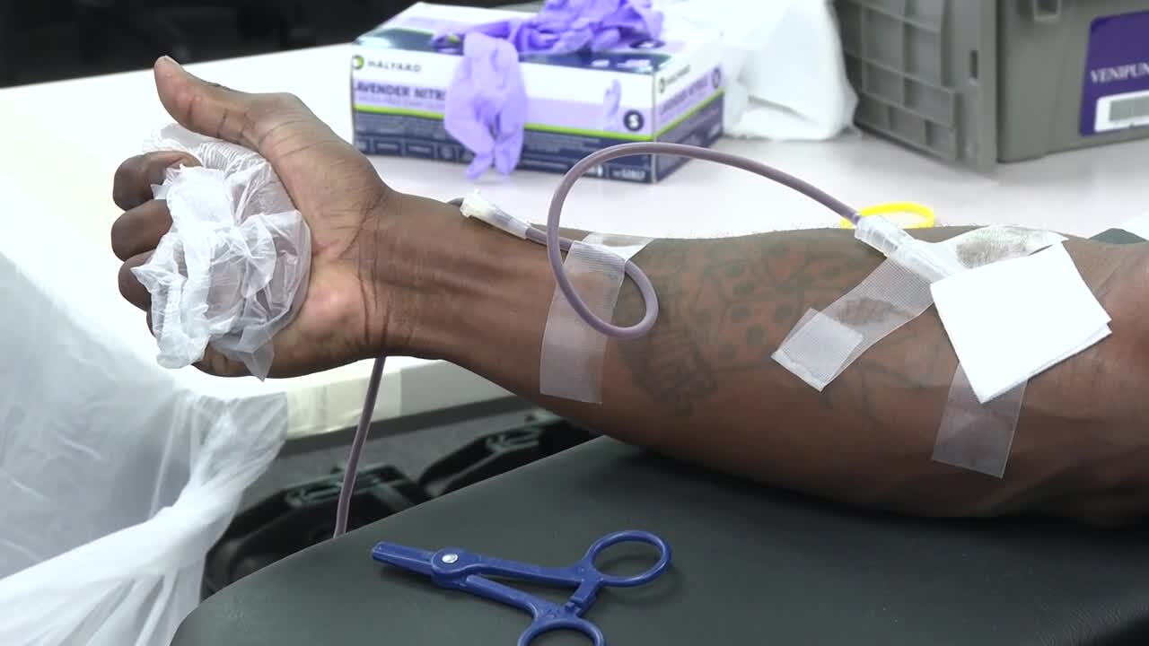 Hampton Sickle Cell blood drive