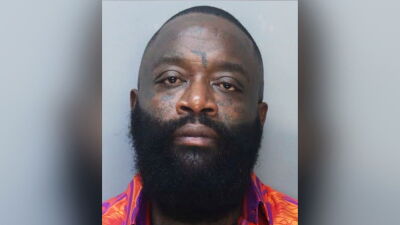 This booking photo provided by the Miami-Dade County Corrections and Rehabilitation on Thursday, Oct. 1, 2026, shows Rick Ross.