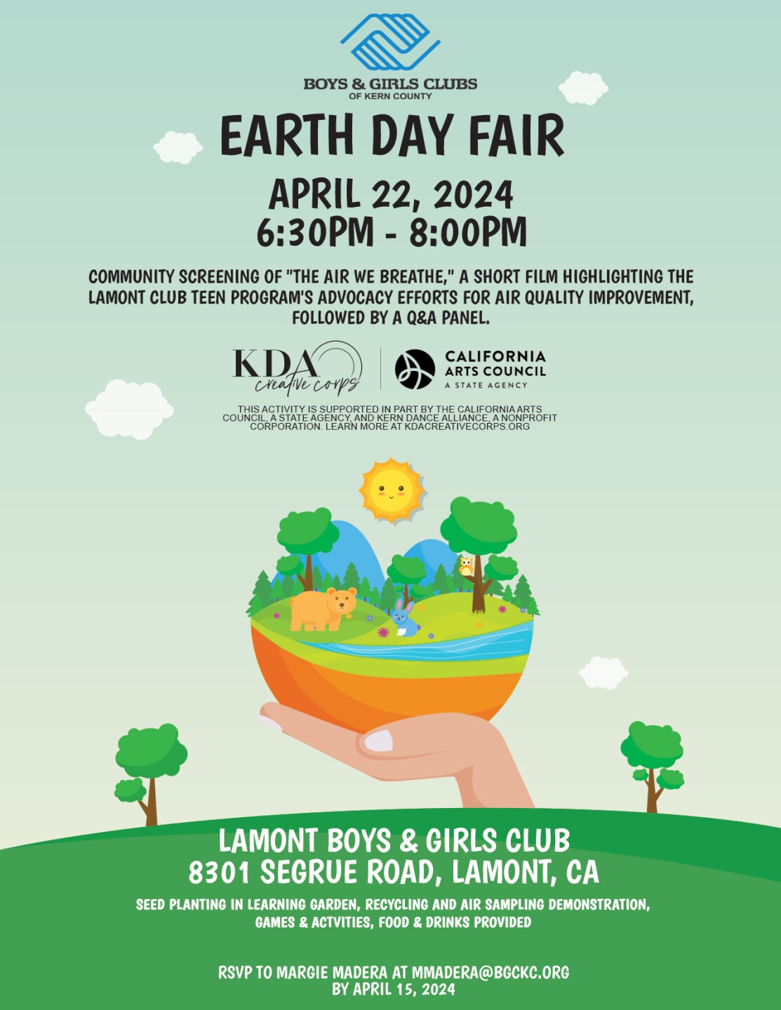 EARTH DAY FAIR (MONDAY)