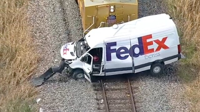 FedEx train crash 