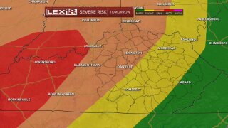 Severe risk tomorrow