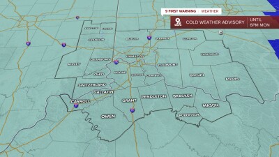 Cold Weather Advisory until 6 p.m.