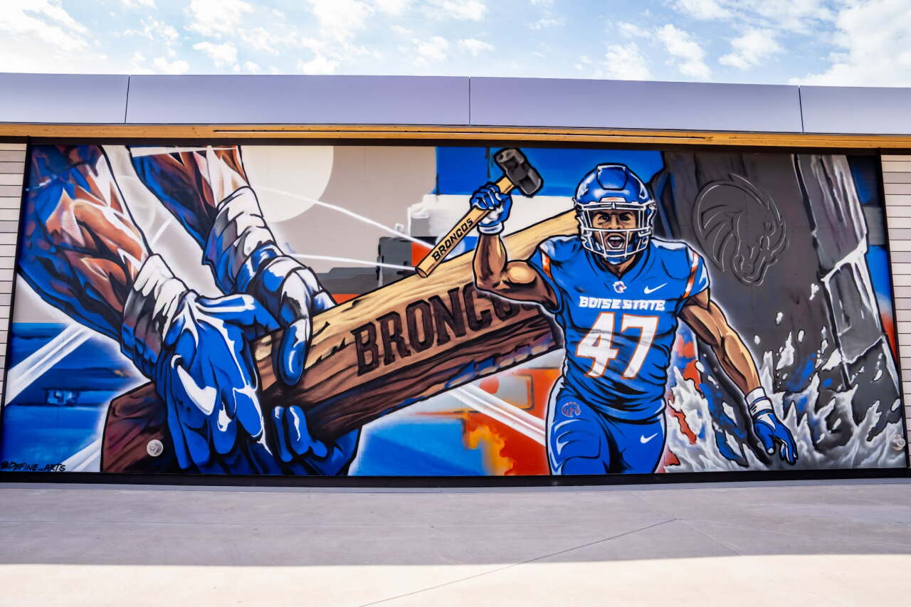 Albertsons Stadium Murals