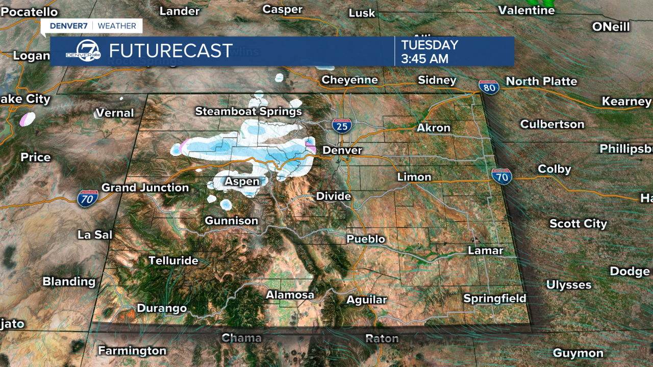 Tuesday morning snow