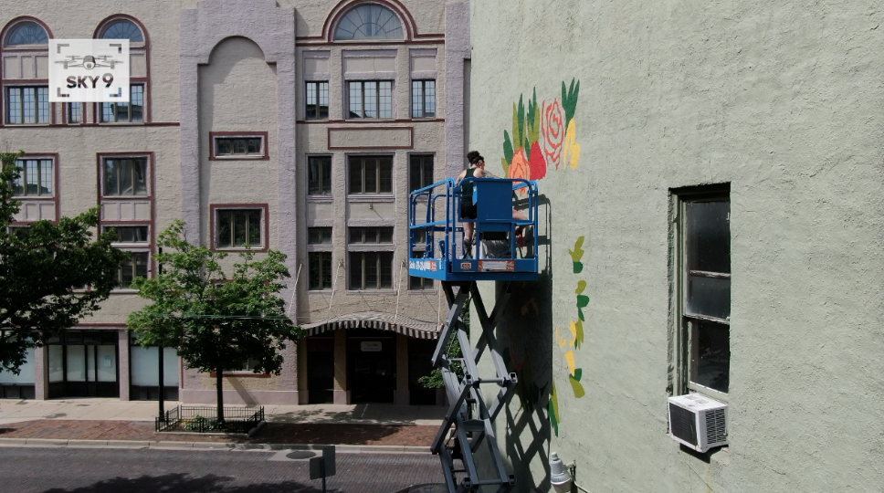 Painting Dayton's healing mural