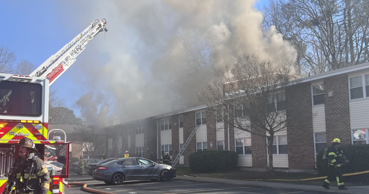 Eight units damaged in Chesapeake apartment fire