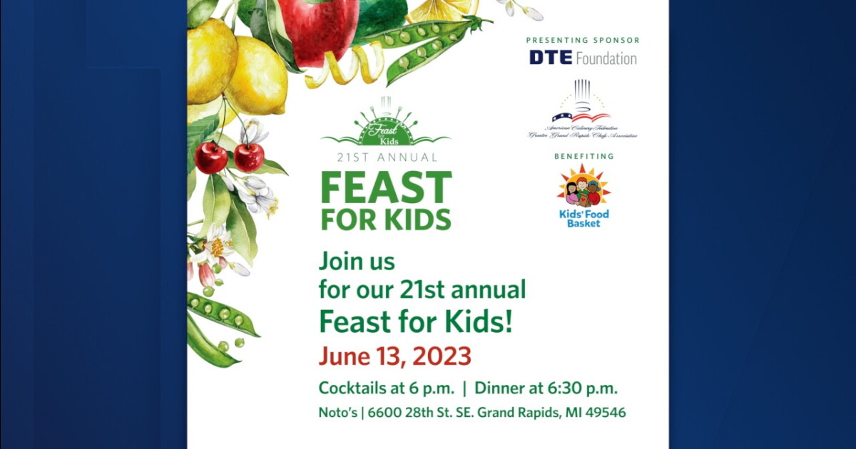Kids' Food Basket fundraiser to feature 4-course dinner by GR's finest chefs - Vimarsana News