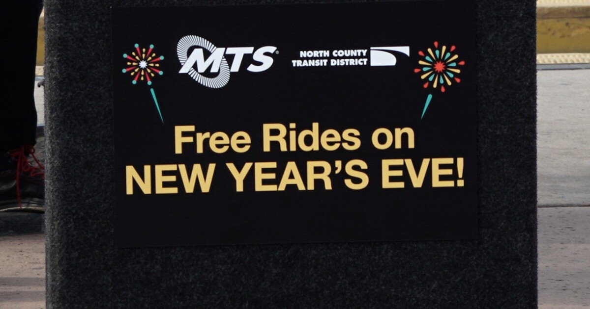 MTS, NCTD to offer free rides on New Year's Eve - Vimarsana News