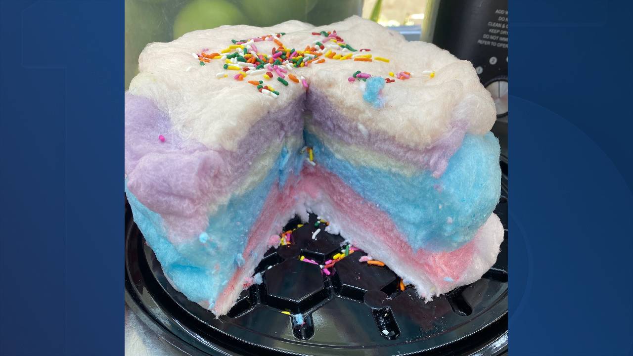 Cotton Candy Cake
