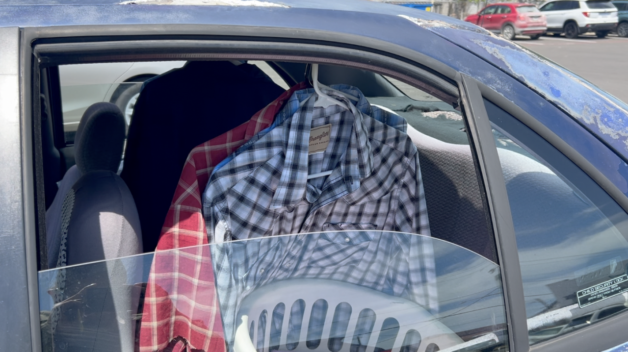 Senior living in Car