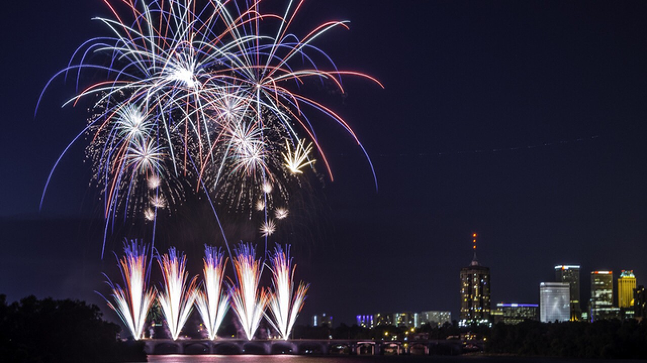 Where Are The Fireworks Displays Celebrations 2022 Map Of Firework Shows In Oklahoma