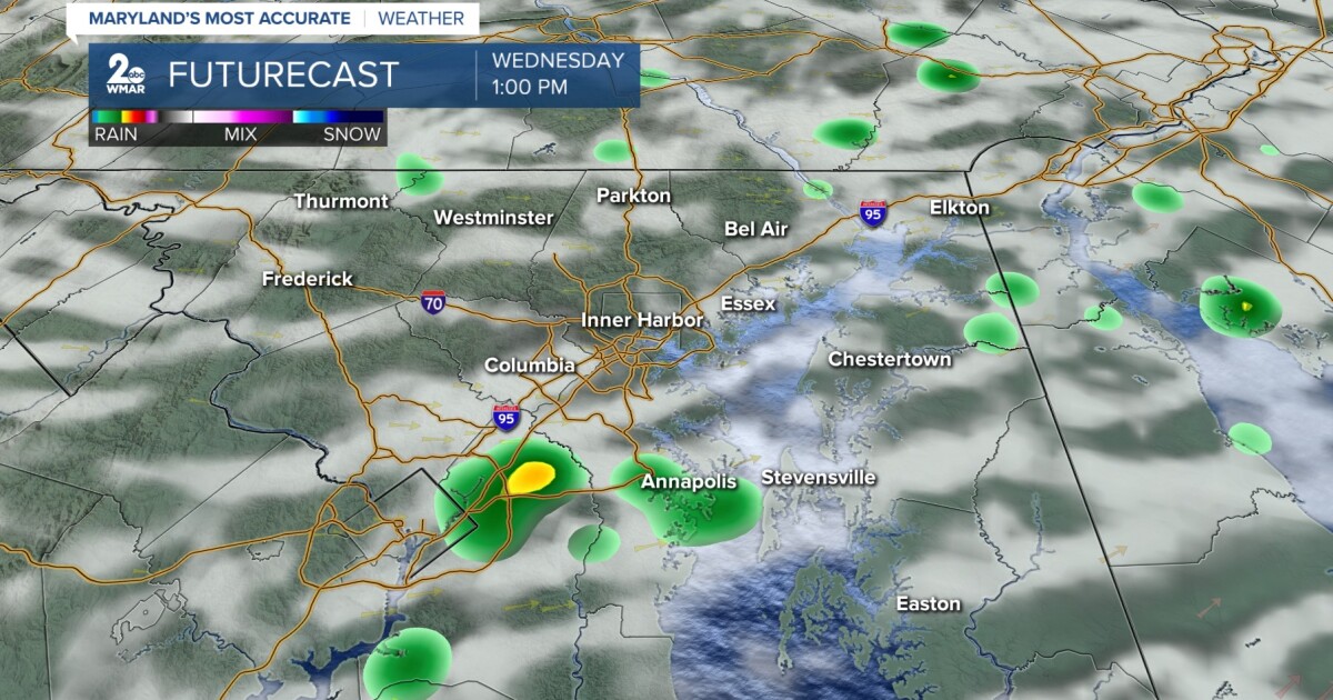 Trending drier mid-week!