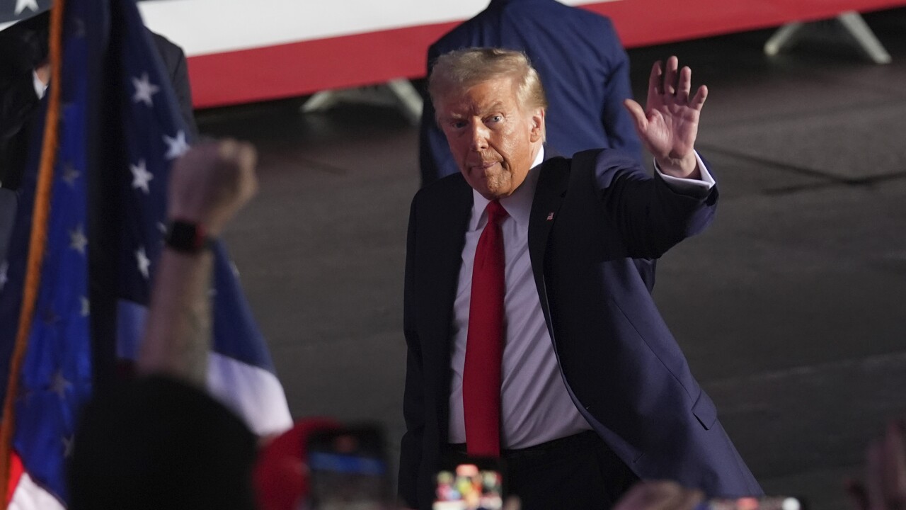 Republican presidential nominee former President Donald Trump
