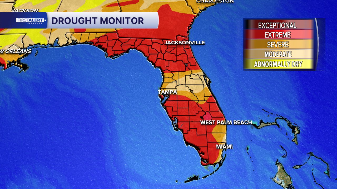 Drought monitor March 5, 2026