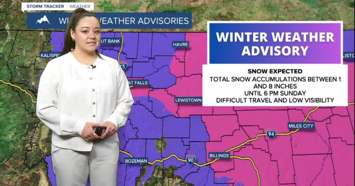 Wintry weather across much of Montana - Vimarsana News
