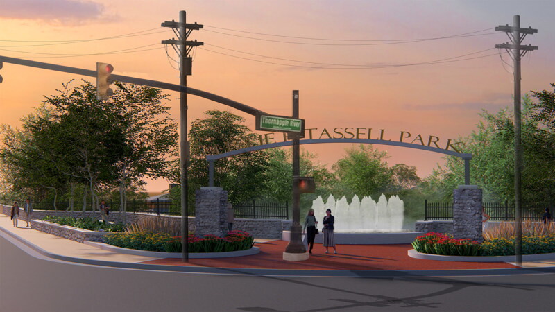 TASSELL PARK ENTRANCE