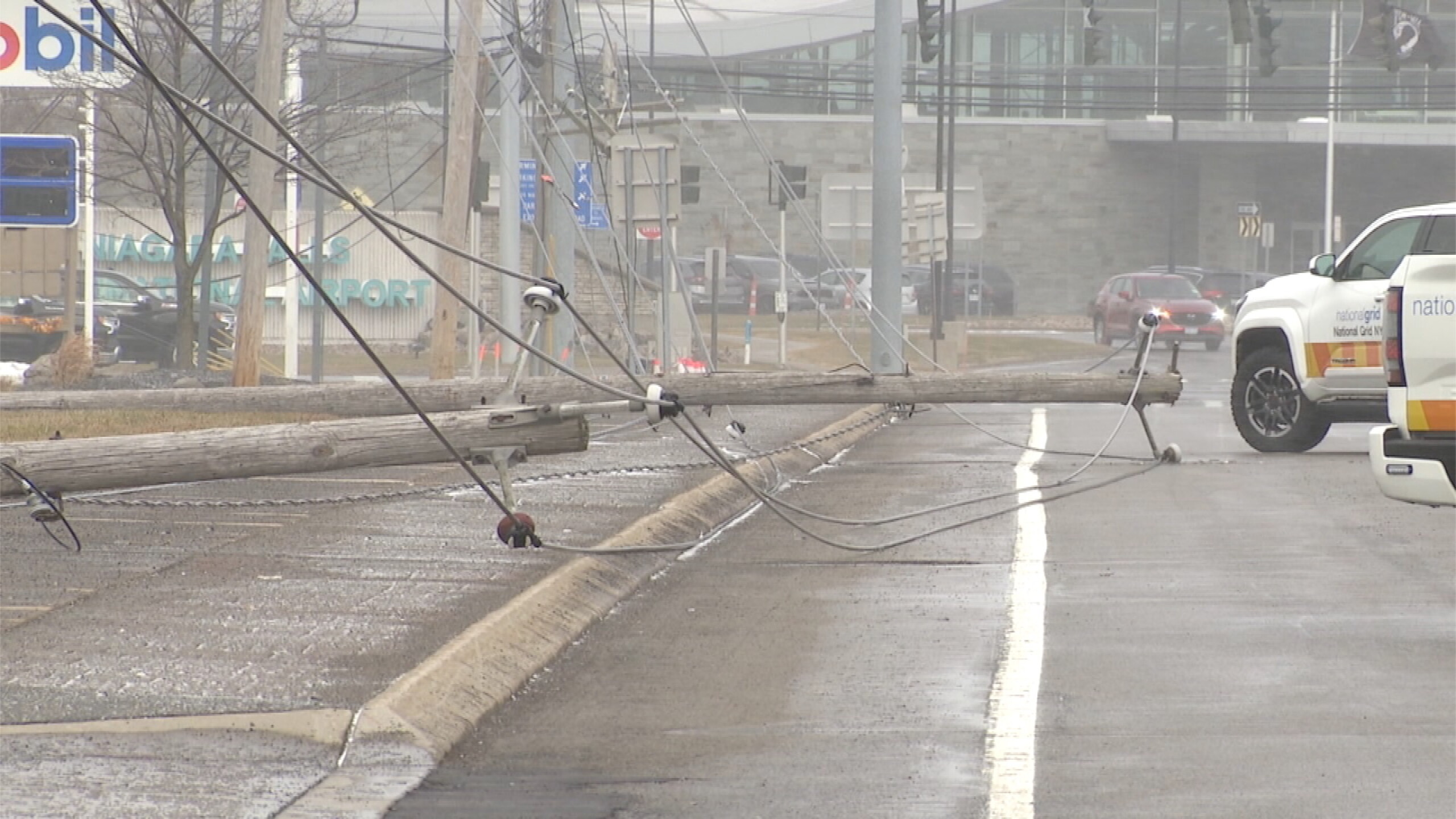 Winter storm topples trees and power lines in Northtowns and Niagara County
