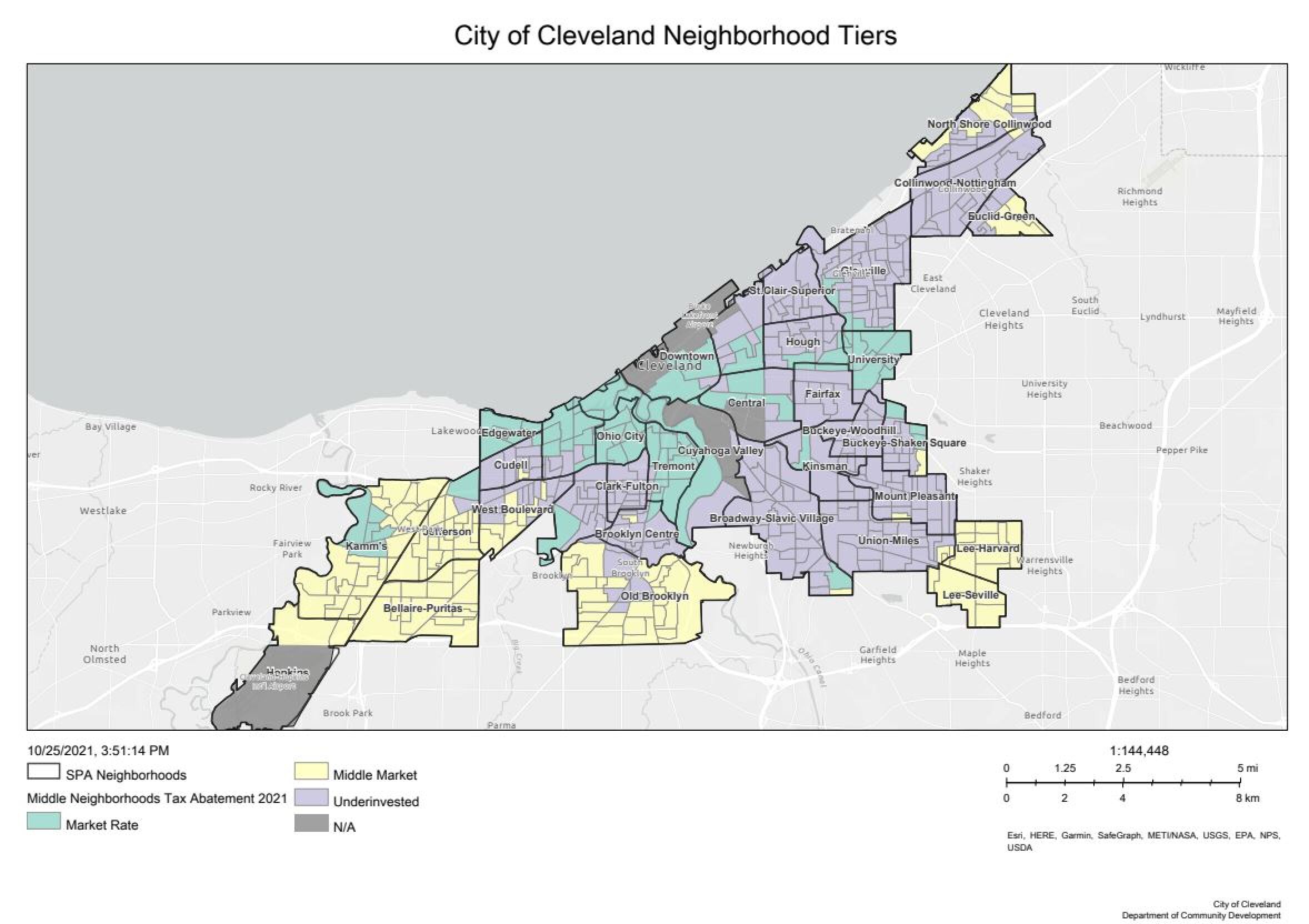 Group several changes to Cleveland tax abatement program