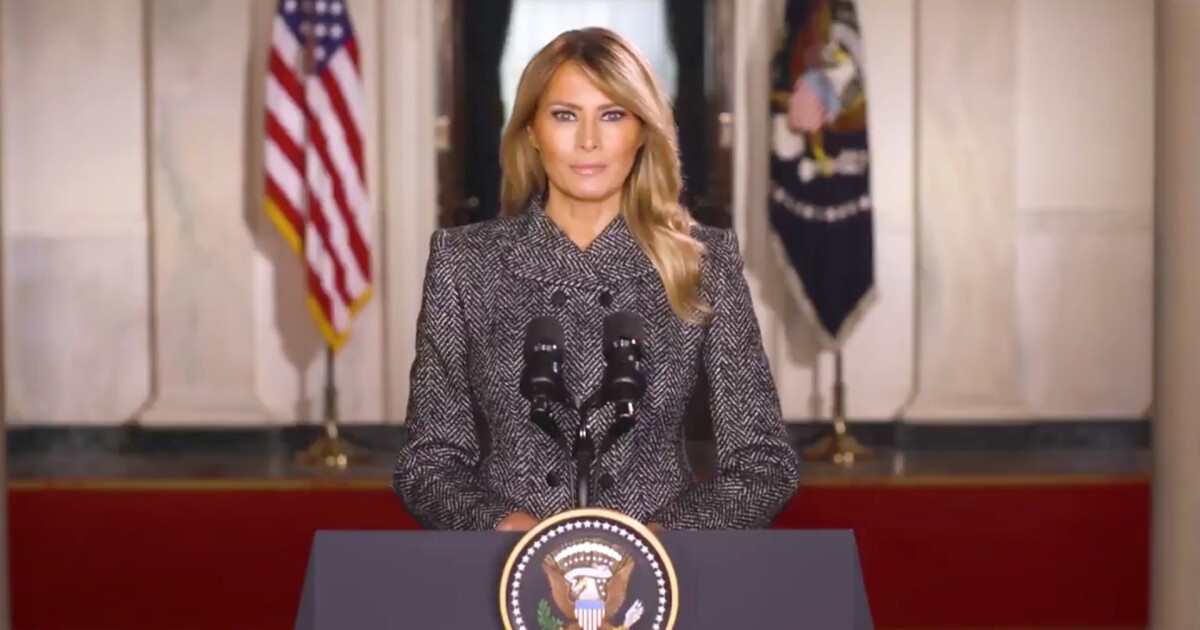 In video, Melania Trump bids farewell to role of first lady