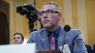 Stephen Ayres testifies as the House select committee investigating the Jan. 6 attack on the U.S. Capitol.