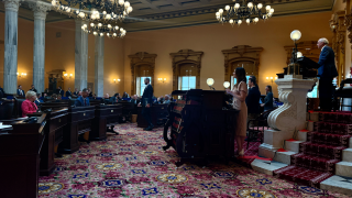 Ohio House special session in Senate chamber
