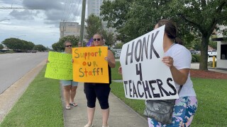 Virginia Beach teachers rally against 'outrageous' 110% insurance hike before school starts