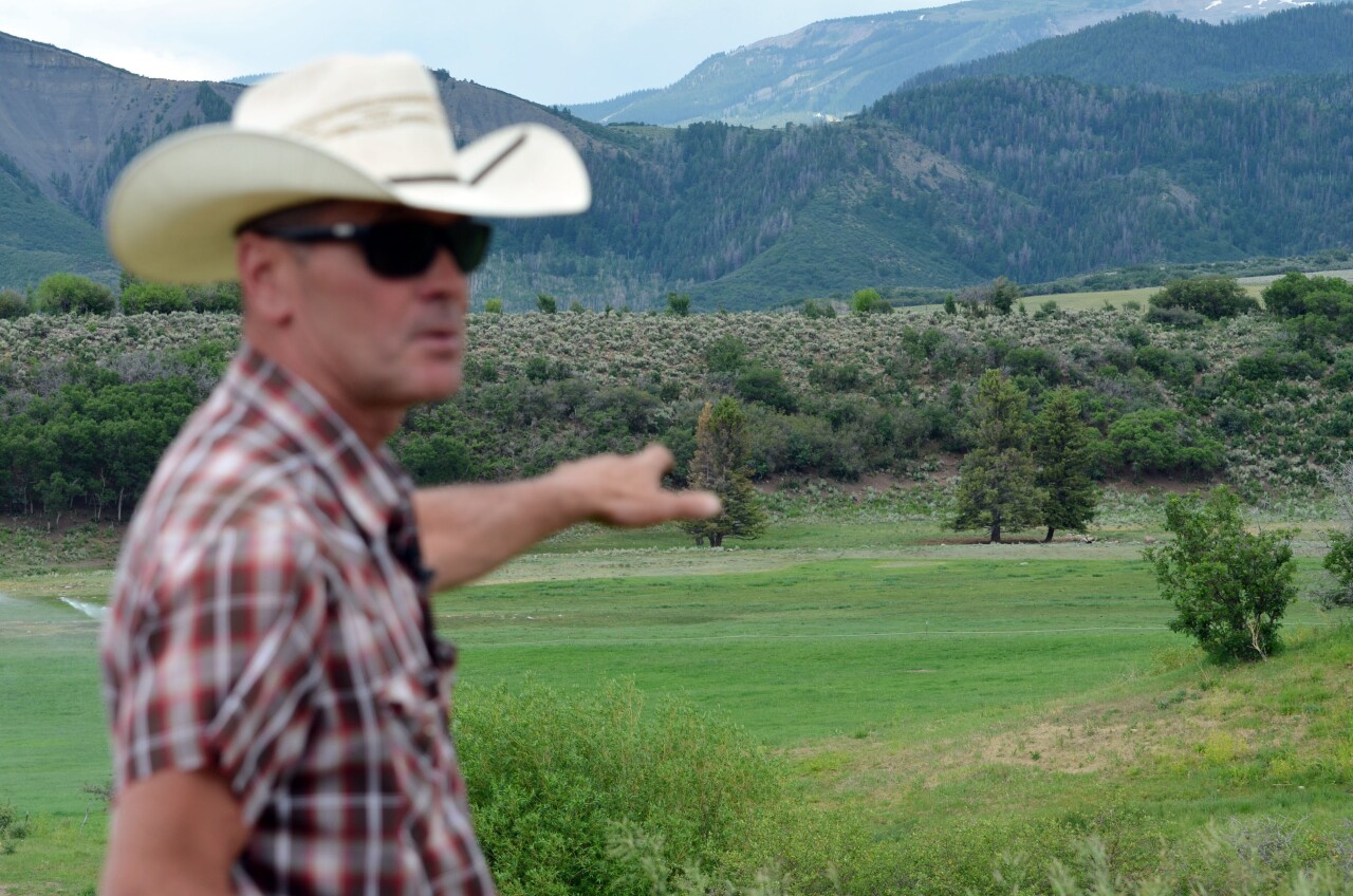Rancher Brad Day in Pitkin County