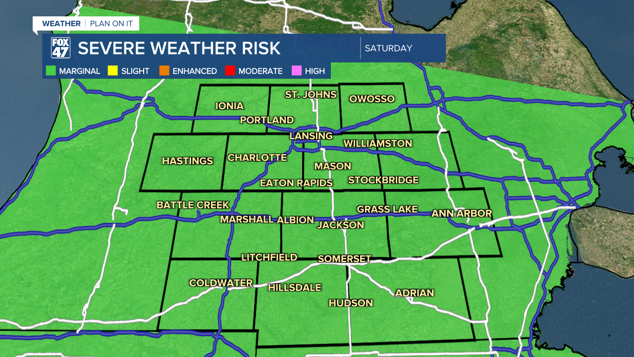 Fourth of July brings isolated severe storm chances across all of Mid-Michigan