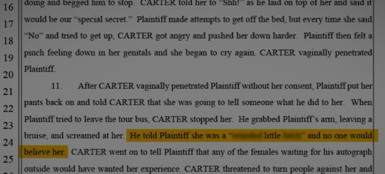 Nick Carter lawsuit