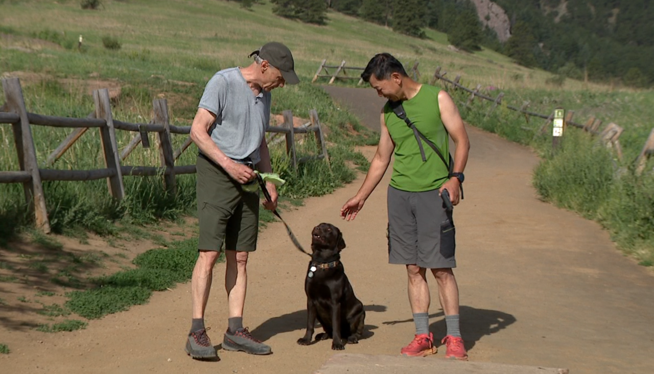 Boulder residents Kent Kasica and Xi Miao