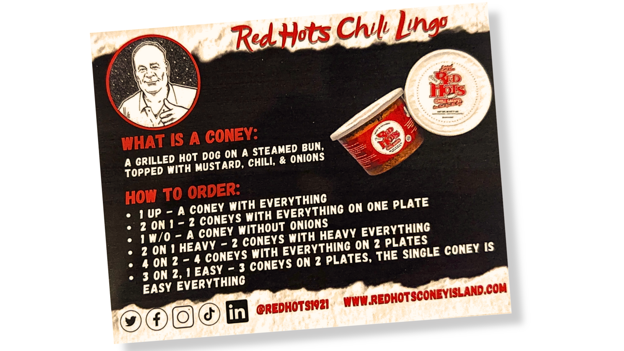 Red Hots Chili Lingo - White Background