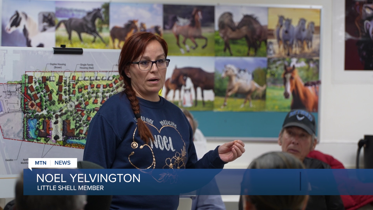 Little Shell Tribe presents plan for housing development near Valley View