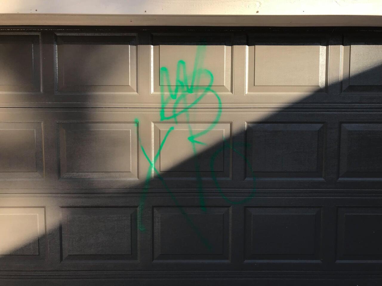 Mountain View Police Department taggers garage