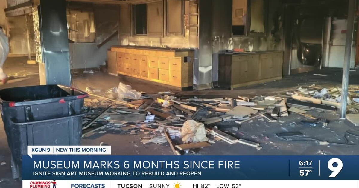Ignite Sign Art Museum 6 Months After Fire