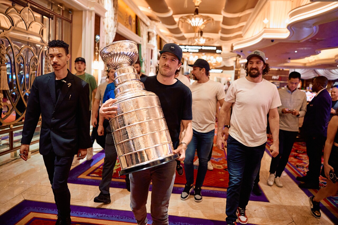 Golden Knights celebrate Stanley Cup win 