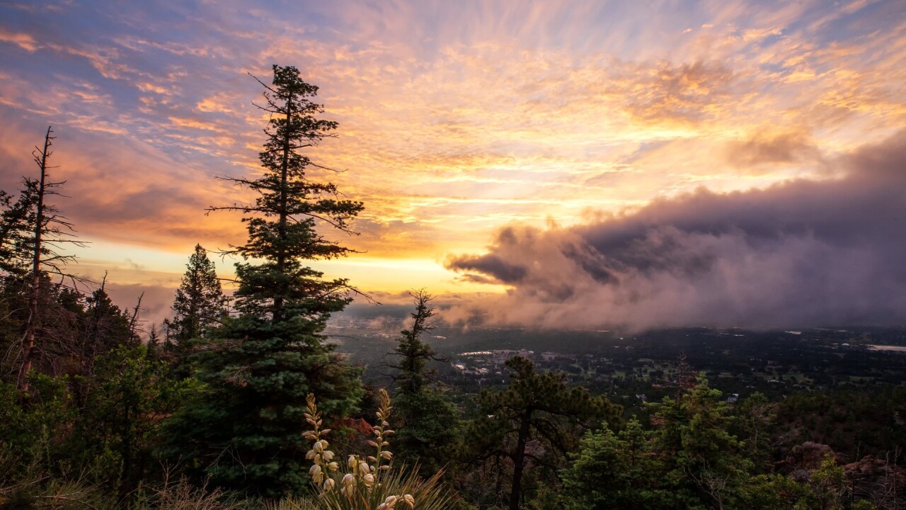 Colorado Springs sunrise