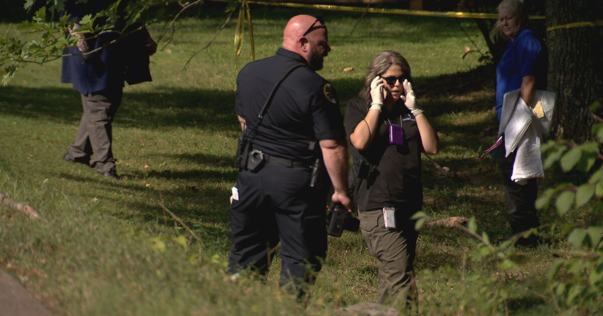 Woman walking dog finds dead man in Hermitage